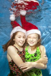 Underwater photo shoot