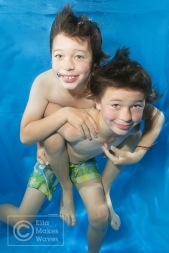 Underwater photo shoot