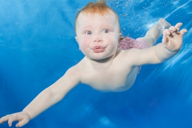 Underwater photo shoot